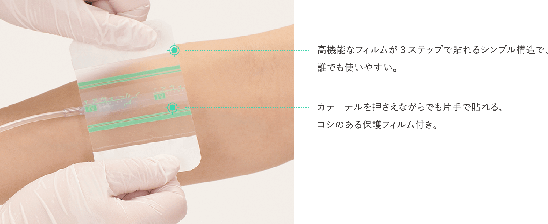 カンタンに貼れて、使い勝手バツグン