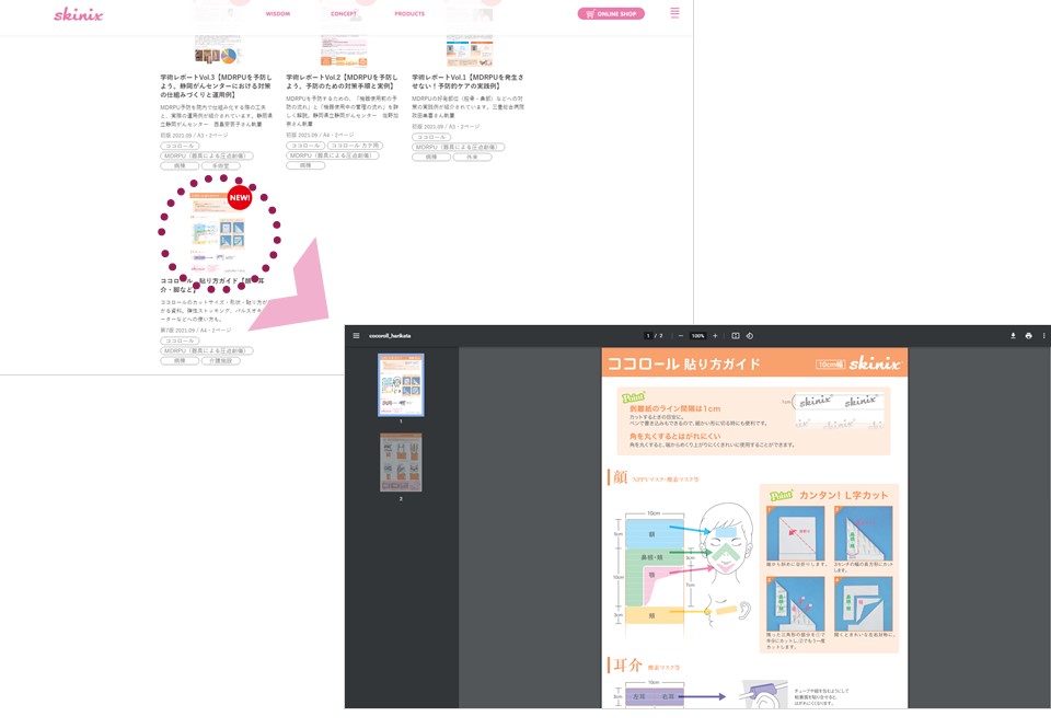 PDFダウンロード利用方法2